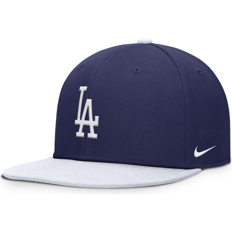 czapka-plaska-niebiesko-biala-snapback-dla-chlopca-dri-fit-pro-structured-square-bill-los-angeles-dodgers-mlb-nike