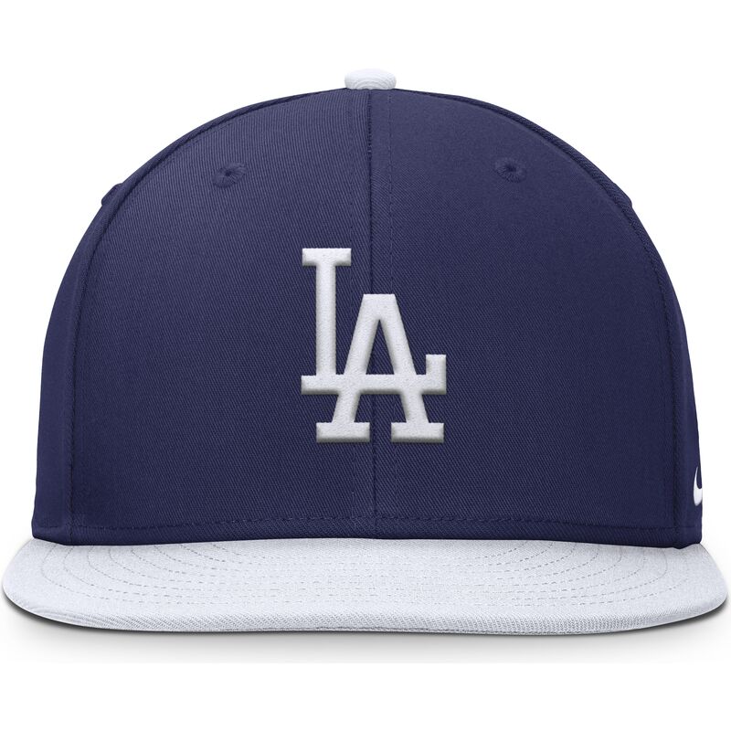czapka-plaska-niebiesko-biala-snapback-dla-chlopca-dri-fit-pro-structured-square-bill-los-angeles-dodgers-mlb-nike