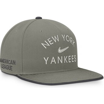 Kepurė plokščia žalia snapback Dri-Fit Pro Structured Square Bill New York Yankees MLB Nike