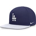 niebiesko-biala-plaska-czapka-snapback-nike-dri-fit-pro-structured-square-bill-los-angeles-dodgers-mlb-od-nike