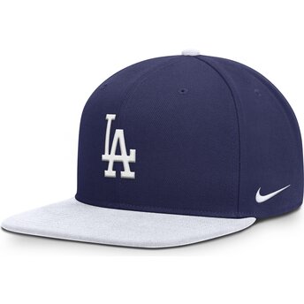 Kepurė plokščia mėlyna snapback Nike Dri-Fit Pro Structured Square Bill Los Angeles Dodgers MLB Nike
