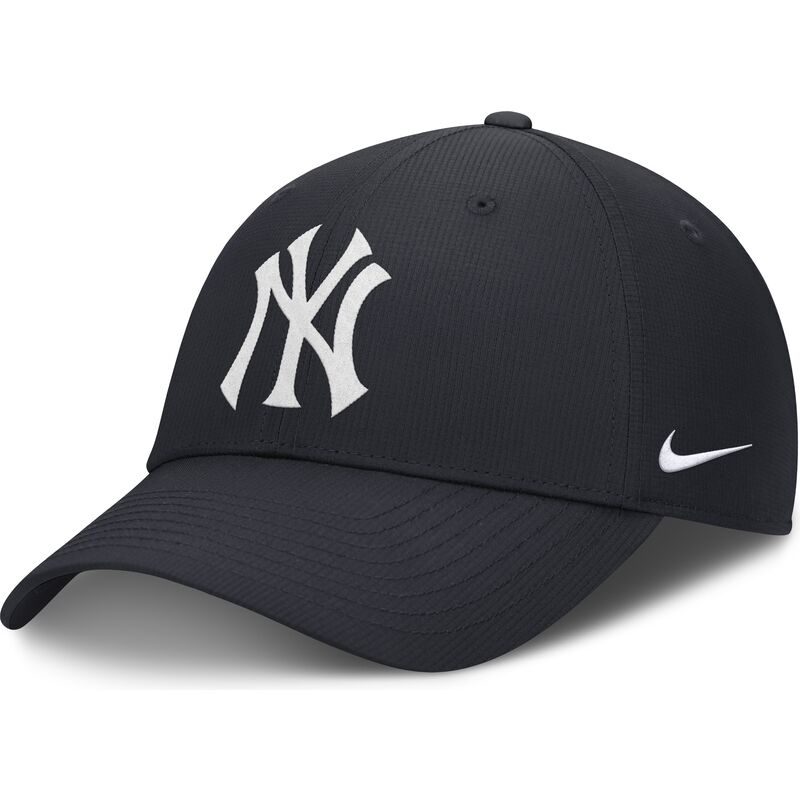 kepure-islenkta-tamsiai-melyna-reguliuojamas-club-structured-uv-poly-ripstop-new-york-yankees-mlb-nike