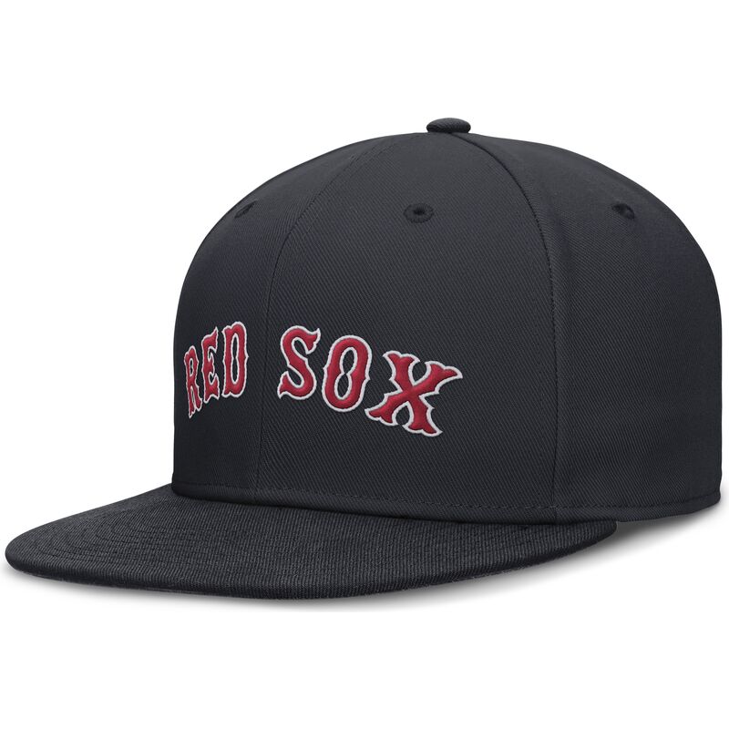 kepure-plokscia-tamsiai-melyna-priglundantis-dri-fit-true-structured-round-bill-boston-red-sox-mlb-nike