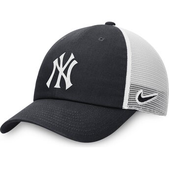 Czapka trucker granatowo-biała regulowana Club Unstructured New York Yankees MLB Nike
