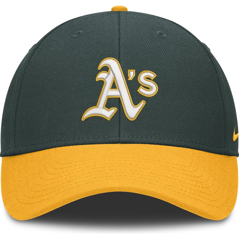 zielona-regulowana-czapka-z-daszkiem-dri-fit-club-structured-oakland-athletics-mlb-od-nike