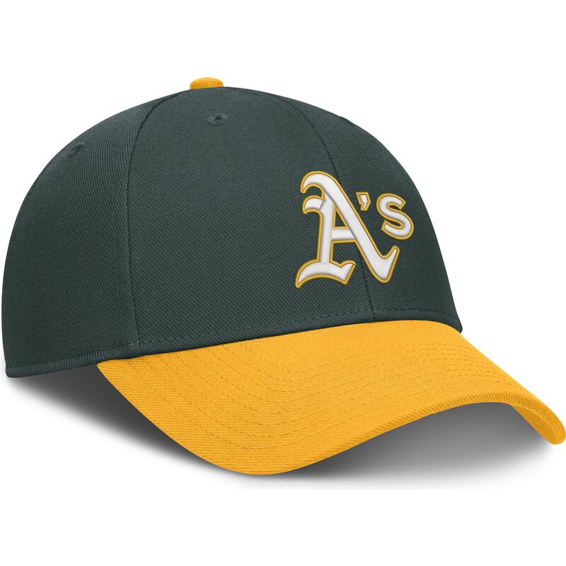 zielona-regulowana-czapka-z-daszkiem-dri-fit-club-structured-oakland-athletics-mlb-od-nike