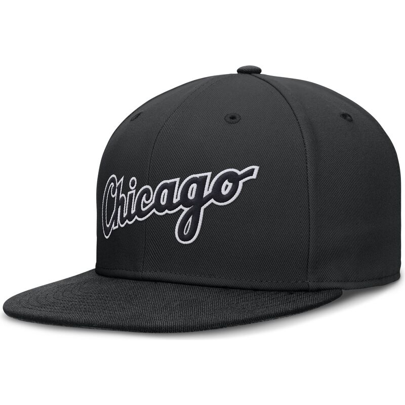 cap-plokscia-black-ajustada-dri-fit-true-structured-round-bill-chicago-white-sox-mlb-nike