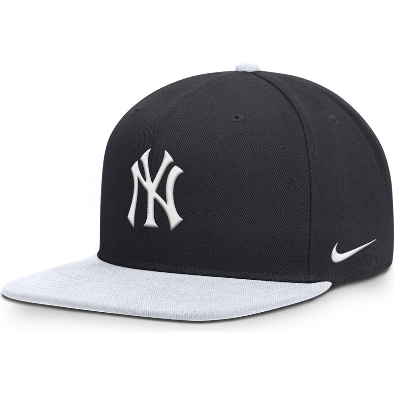 kepure-plokscia-tamsiai-melyna-snapback-dri-fit-pro-structured-square-bill-new-york-yankees-mlb-nike