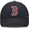 cap-islenkta-navy-blue-adjustable-strap-club-structured-uv-poly-ripstop-boston-red-sox-mlb-nike