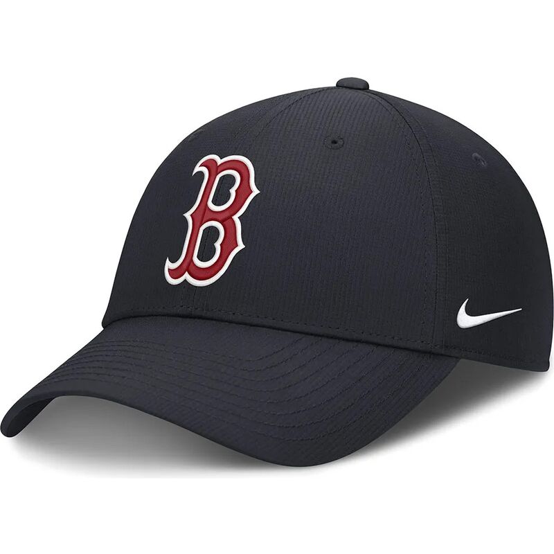 nike-curved-brim-club-structured-uv-poly-ripstop-boston-red-sox-mlb-navy-blue-adjustable-cap