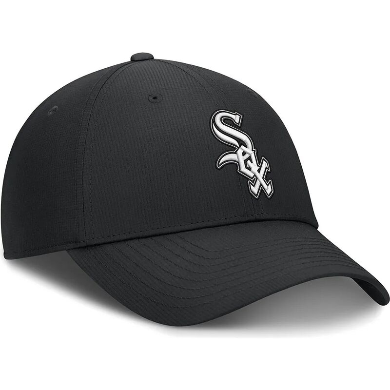 cap-islenkta-black-adjustable-strap-club-structured-uv-poly-ripstop-chicago-white-sox-mlb-nike