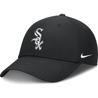 Czarna regulowana czapka z daszkiem Club Structured UV Poly Ripstop Chicago White Sox MLB Nike