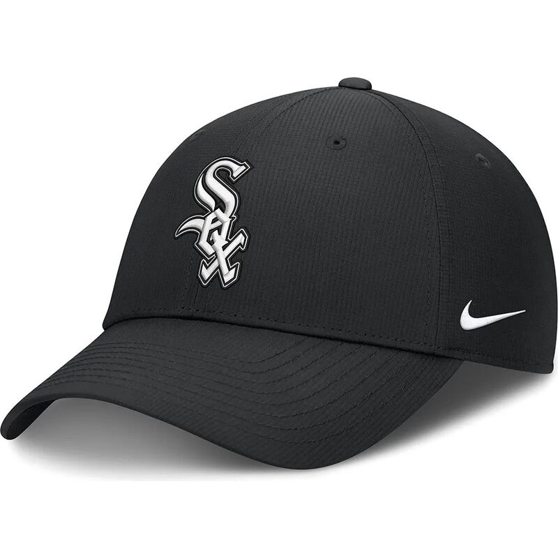 nike-curved-brim-club-structured-uv-poly-ripstop-chicago-white-sox-mlb-black-adjustable-cap