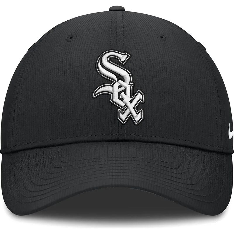 kepure-islenkta-juoda-reguliuojamas-club-structured-uv-poly-ripstop-chicago-white-sox-mlb-nike