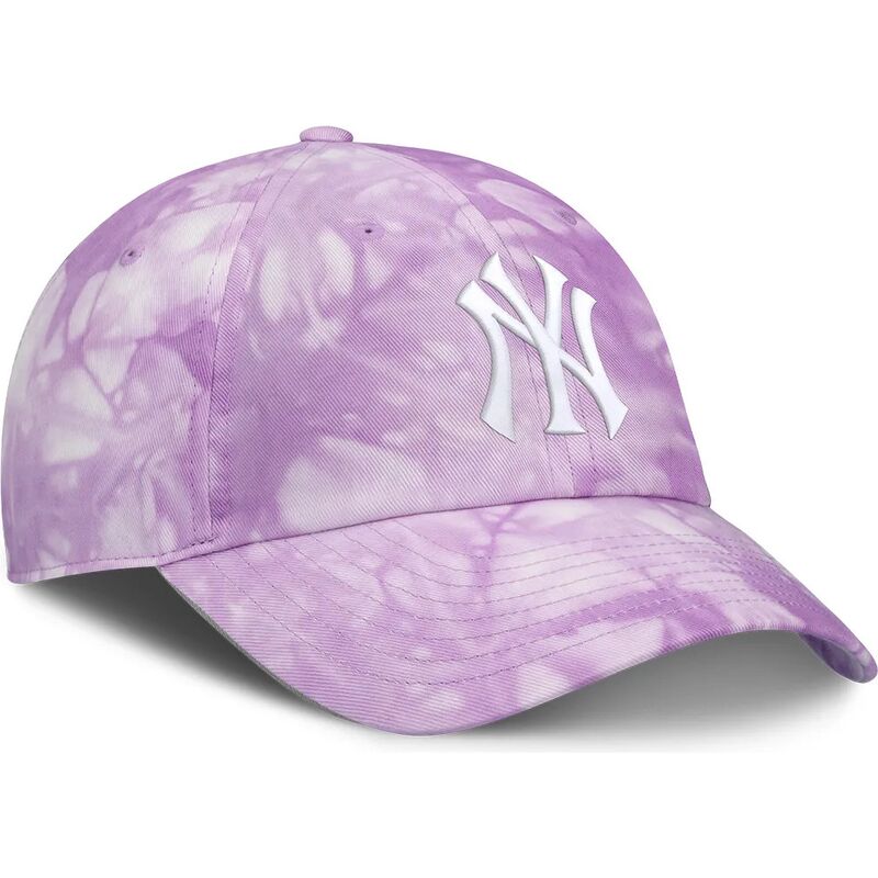 kepure-islenkta-violetine-reguliuojama-juostele-mothers-day-club-unstructured-organic-cotton-new-york-yankees-mlb-nike