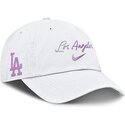 cap-islenkta-white-adjustable-strap-mothers-day-club-unstructured-organic-cotton-los-angeles-dodgers-mlb-nike
