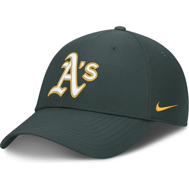 kepure-islenkta-zalia-reguliuojamas-club-structured-uv-poly-ripstop-oakland-athletics-mlb-nike