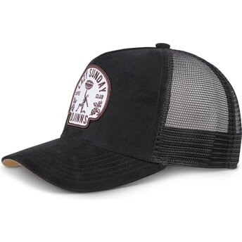 Kepurė išlenkta juoda snapback Lazy Classic HFT Djinns