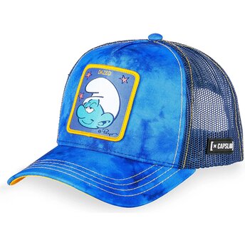 Cap išlenkta blue snapback The Smurfs Capslab