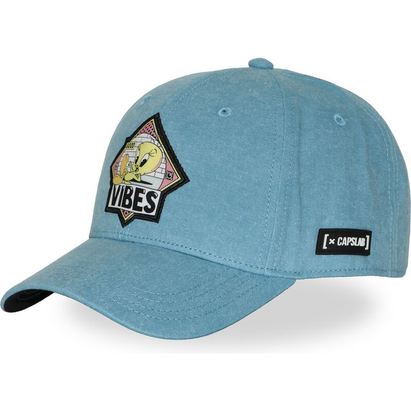 niebieska-zakrzywiona-czapka-snapback-tweety-loo13-pcblifb-looney-tunes-od-capslab