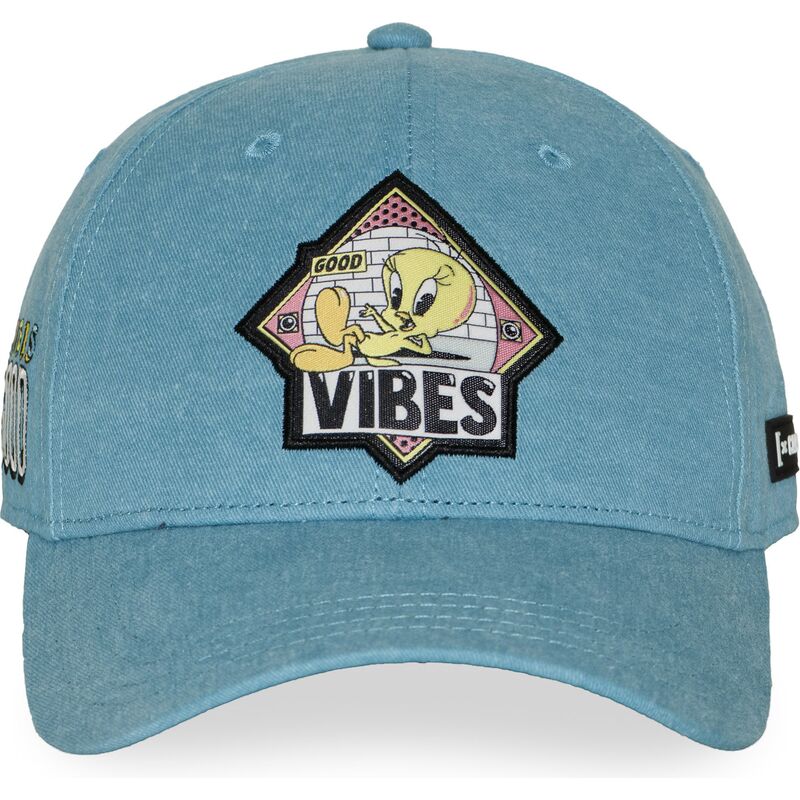 niebieska-zakrzywiona-czapka-snapback-tweety-loo13-pcblifb-looney-tunes-od-capslab