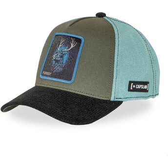 Cap išlenkta multicolor snapback Deer Beasts Capslab