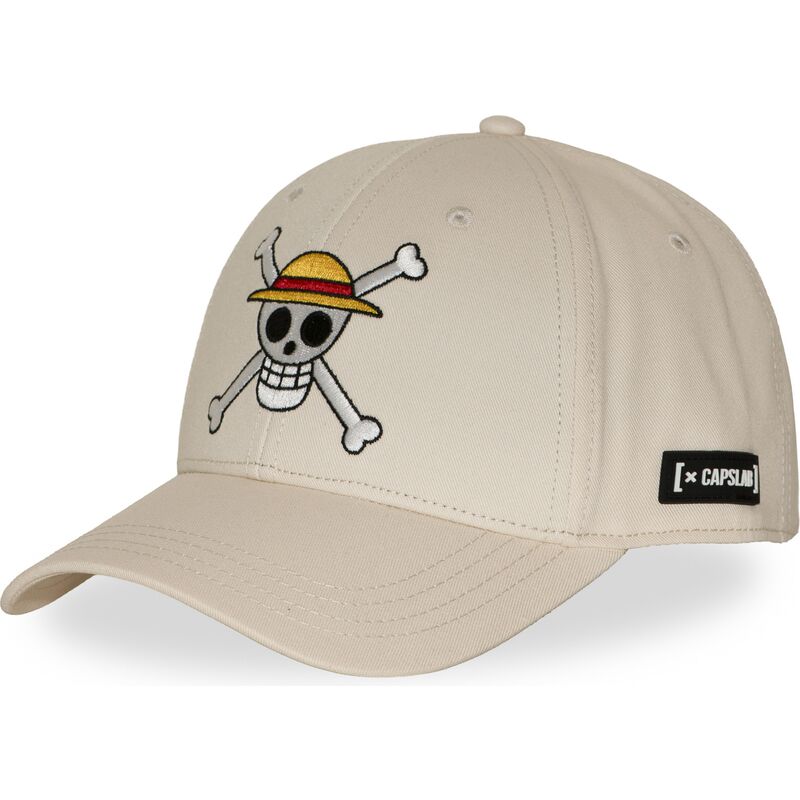 bezowa-czapka-z-daszkiem-snapback-straw-hat-pirates-op7-skub-one-piece-od-capslab bezowa-czapka-z-daszkiem-snapback-straw-hat-pirates-op7-skub-one-piece-od-capslab