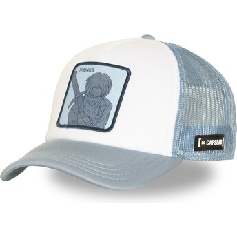 Czapka trucker niebiesko-biała Trunks DBS8 TRUB Dragon Ball od Capslab
