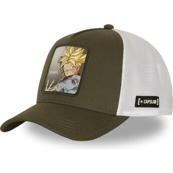 Capslab Trunks DBS8 FUTB Dragon Ball Green and White Trucker Hat