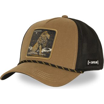 Cap išlenkta brown snapback Lion Beasts Capslab