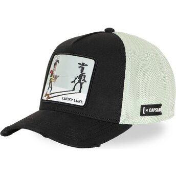 Capslab Lucky Luke LCK3 FLUB Black and White Trucker Hat