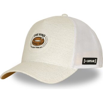 Cap išlenkta cream snapback Anillo Único LOTR2 PCTRINB El Señor One Ring The Lord of the Rings Capslab