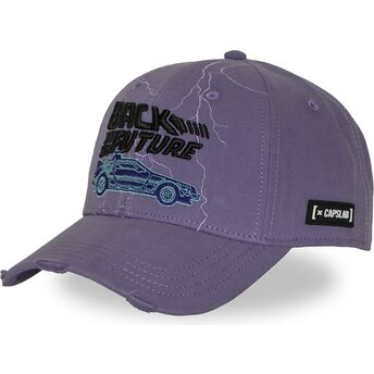 Cap išlenkta violet snapback DMC DeLorean Back to the Future Capslab