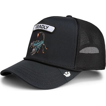 Kepurė išlenkta juoda snapback GB2 Deadly Scorp The Rocker The Farm Goorin Bros.