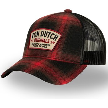 Kepurė išlenkta raudona snapback CAR05 Von Dutch