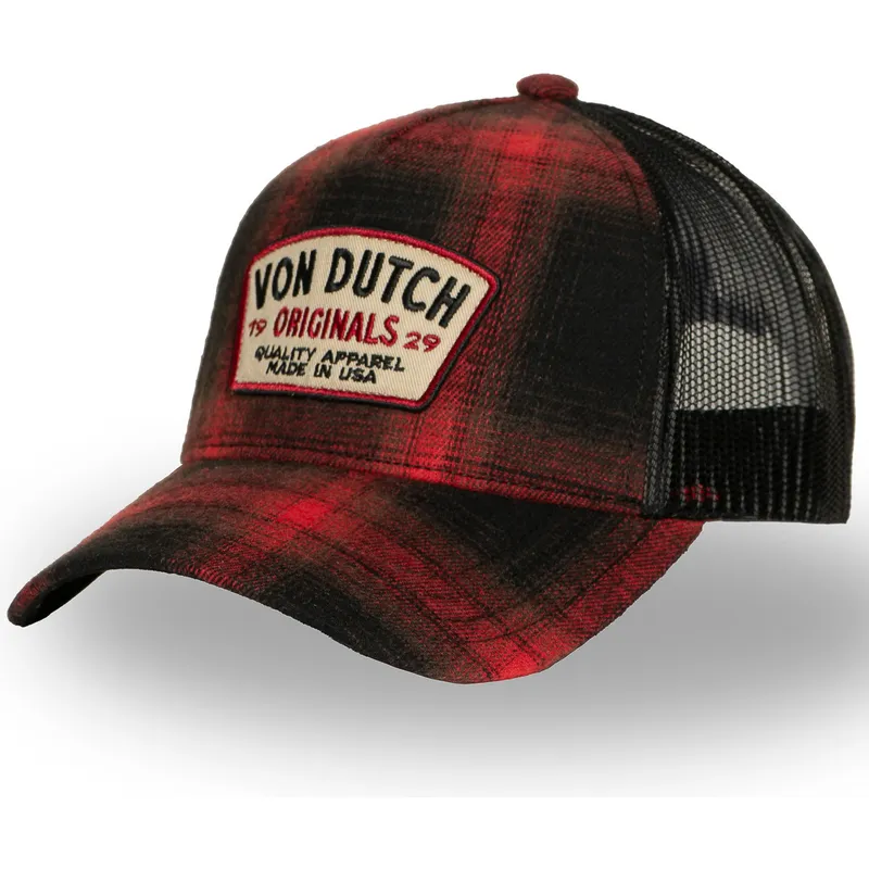 kepure-islenkta-raudona-snapback-car05-von-dutch