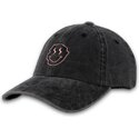 kepure-islenkta-juoda-reguliuojamas-smiley-washed-pica-pica