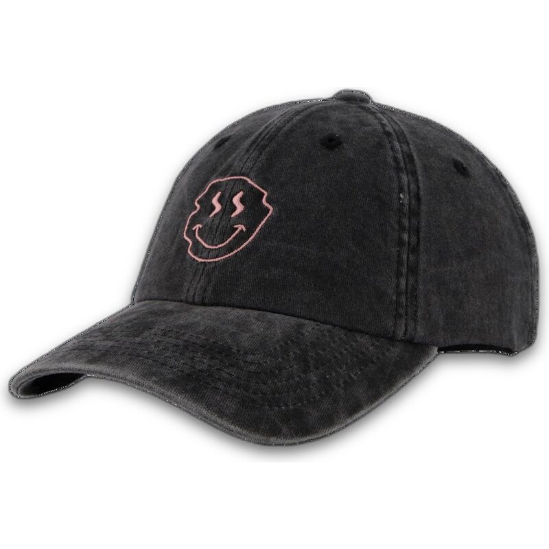 kepure-islenkta-juoda-reguliuojamas-smiley-washed-pica-pica