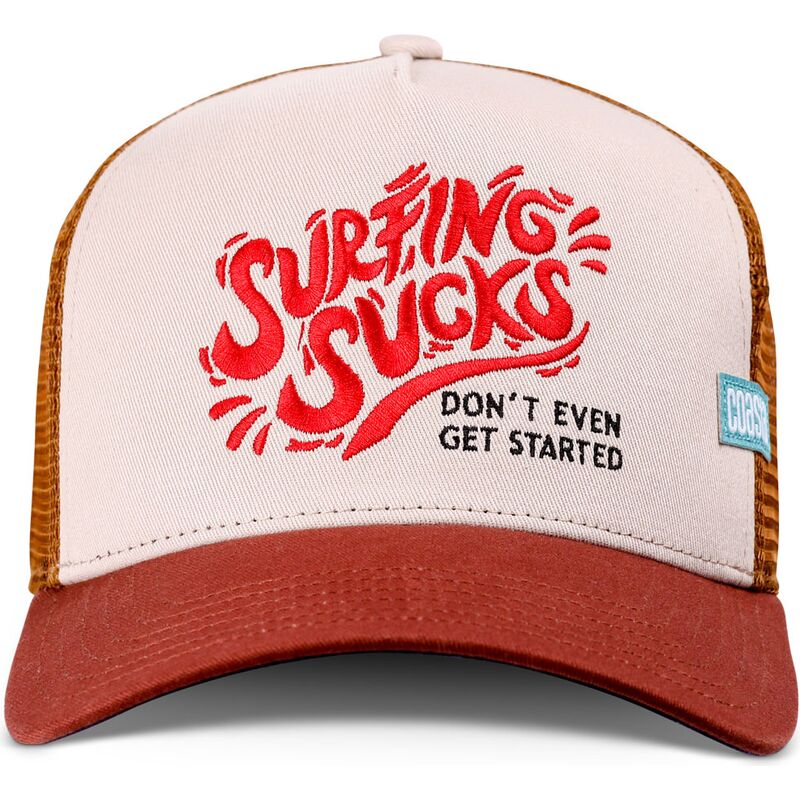 kepure-islenkta-ruda-snapback-surfing-sucks-coastal