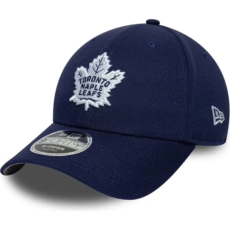 kepure-islenkta-tamsiai-melyna-snapback-9forty-m-crown-team-toronto-maple-leafs-nhl-new-era