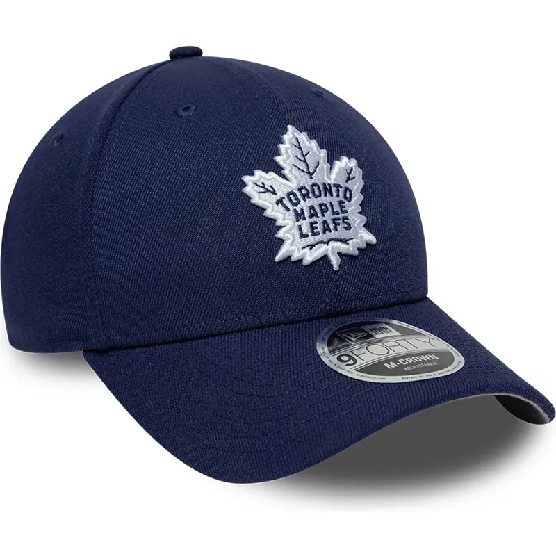 kepure-islenkta-tamsiai-melyna-snapback-9forty-m-crown-team-toronto-maple-leafs-nhl-new-era