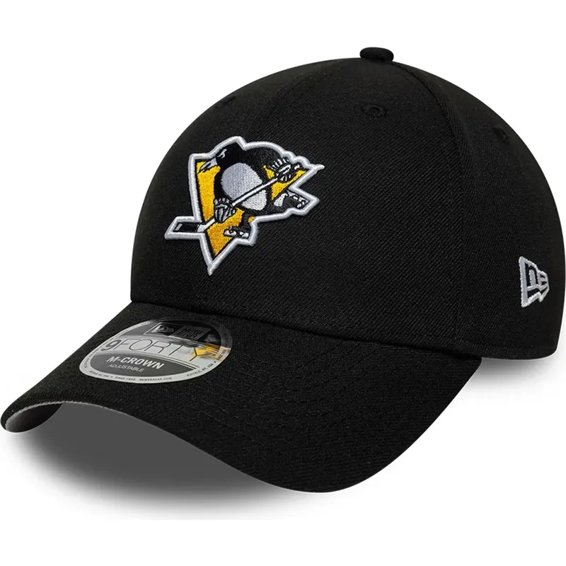 kepure-islenkta-juoda-snapback-9forty-m-crown-team-pittsburgh-penguins-nhl-new-era
