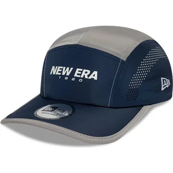 Kepurė išlenkta 5 segmentų tamsiai mėlyna reguliuojamas Runner Colour Block New Era