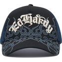 kepure-islenkta-juoda-snapback-flaming-ed-hardy
