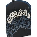 kepure-islenkta-juoda-snapback-flaming-ed-hardy