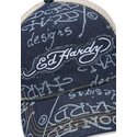 kepure-islenkta-tamsiai-melyna-snapback-don-denim-ed-hardy