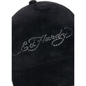 kepure-islenkta-juoda-snapback-core-silver-diamante-velour-ed-hardy