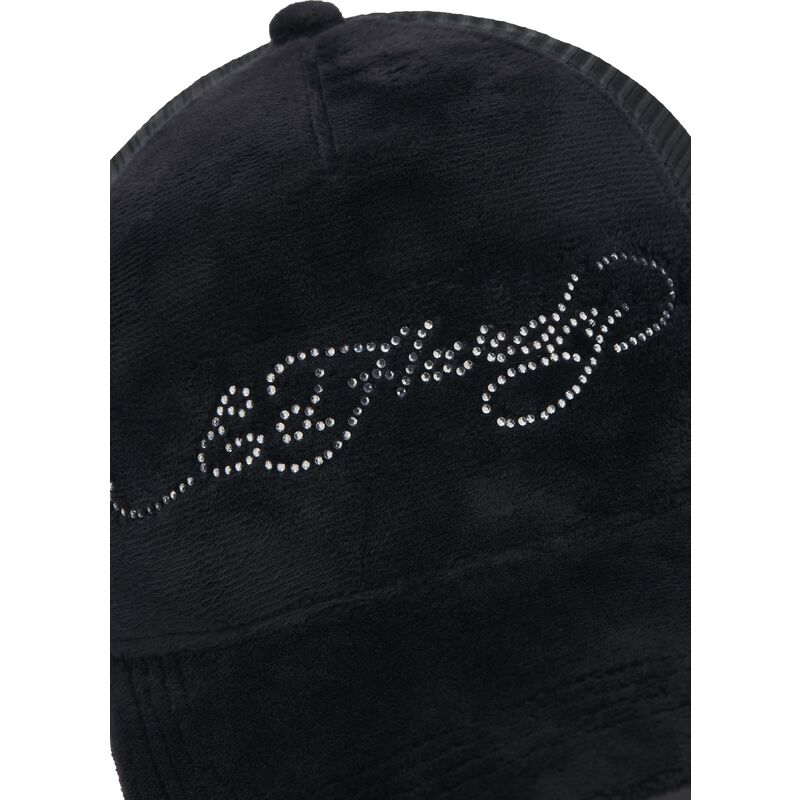 kepure-islenkta-juoda-snapback-core-silver-diamante-velour-ed-hardy