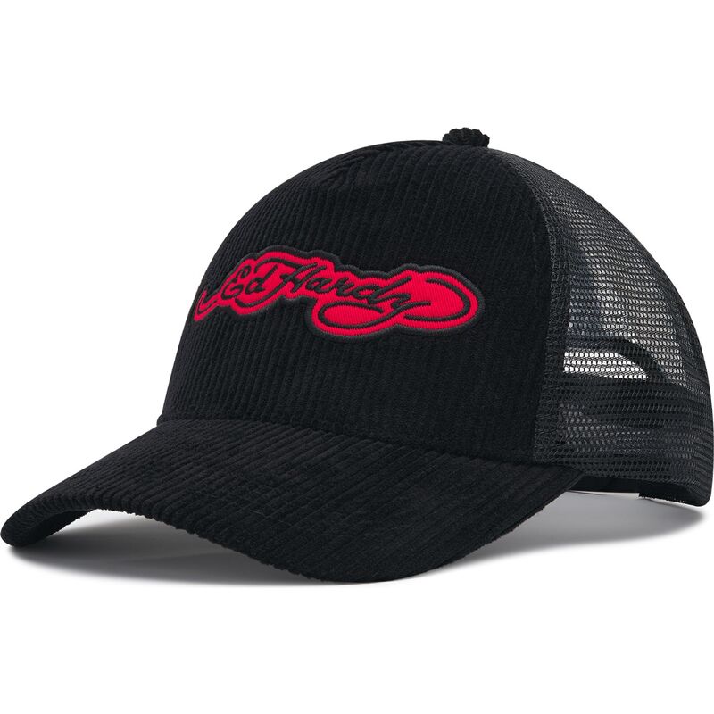 kepure-islenkta-juoda-snapback-embroidery-applique-cord-ed-hardy