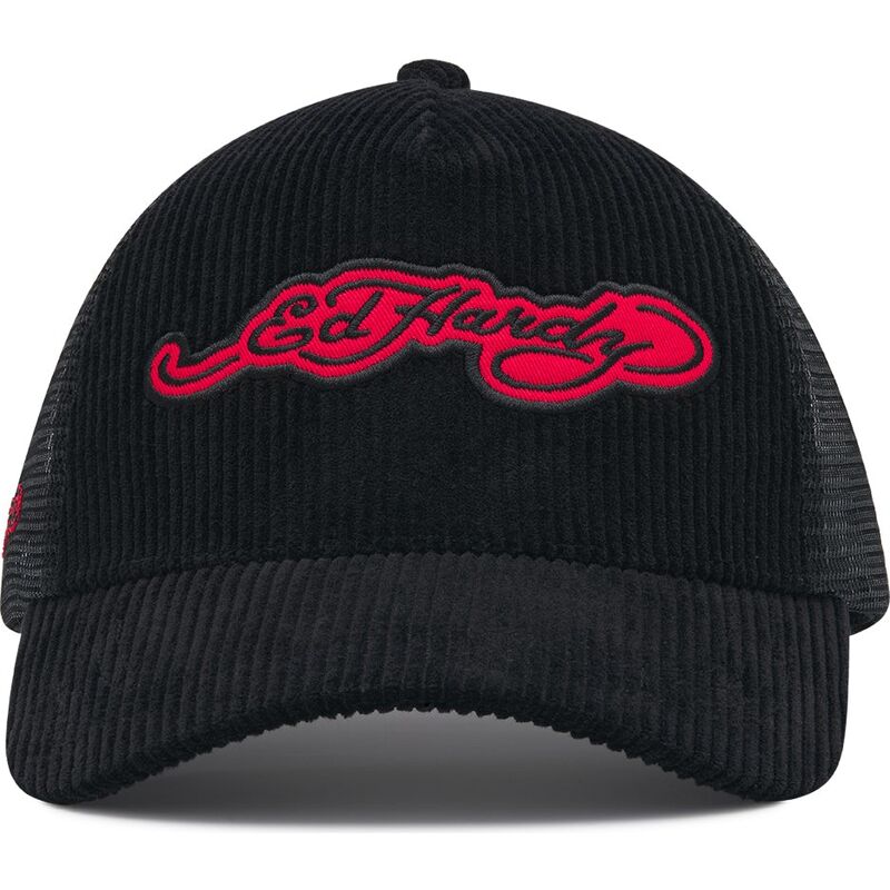kepure-islenkta-juoda-snapback-embroidery-applique-cord-ed-hardy